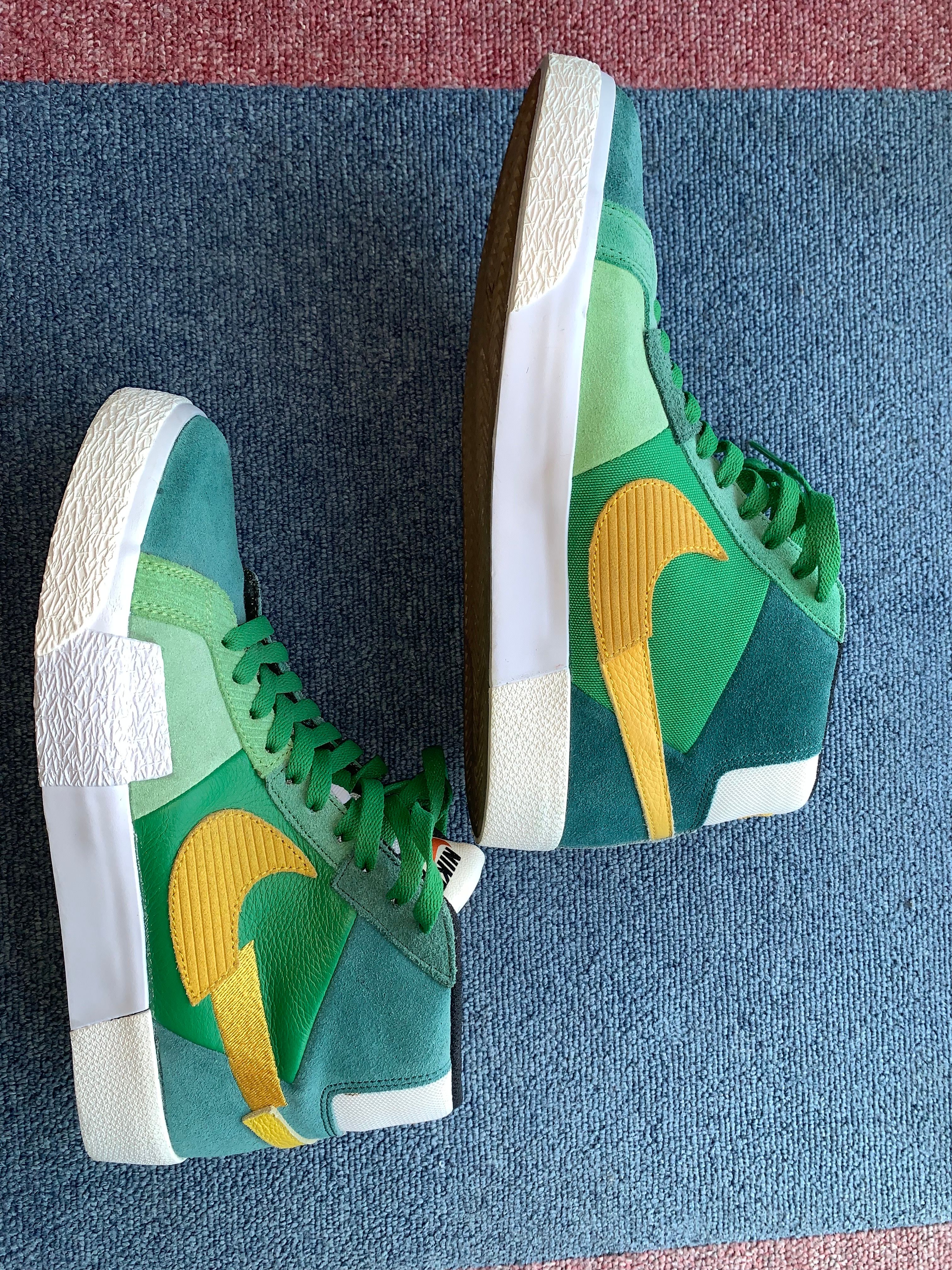 Nike SB Zoom Blazer Mid Premium "Aloe Verde/Gold"