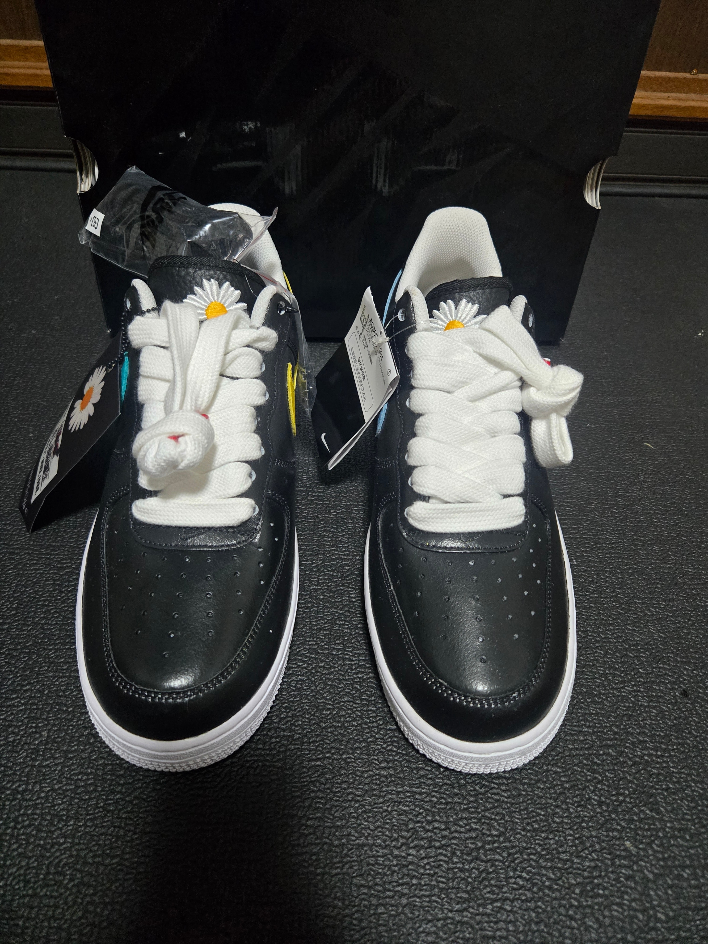 PEACEMINUSONE × Nike Air Force 1 Low '07 Para-Noise 3.0 "Black and Multi-Color" / G-DRAGON