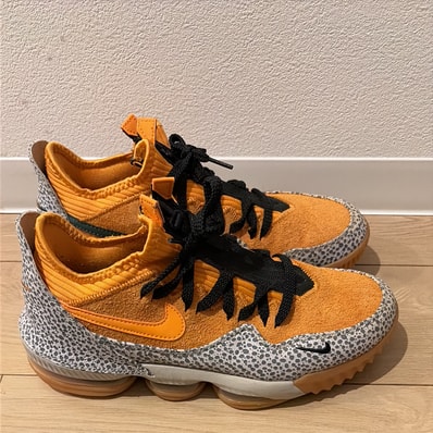 atmos × Nike LeBron 16 Low "Safari" (CD9471-800/CI3358-800)