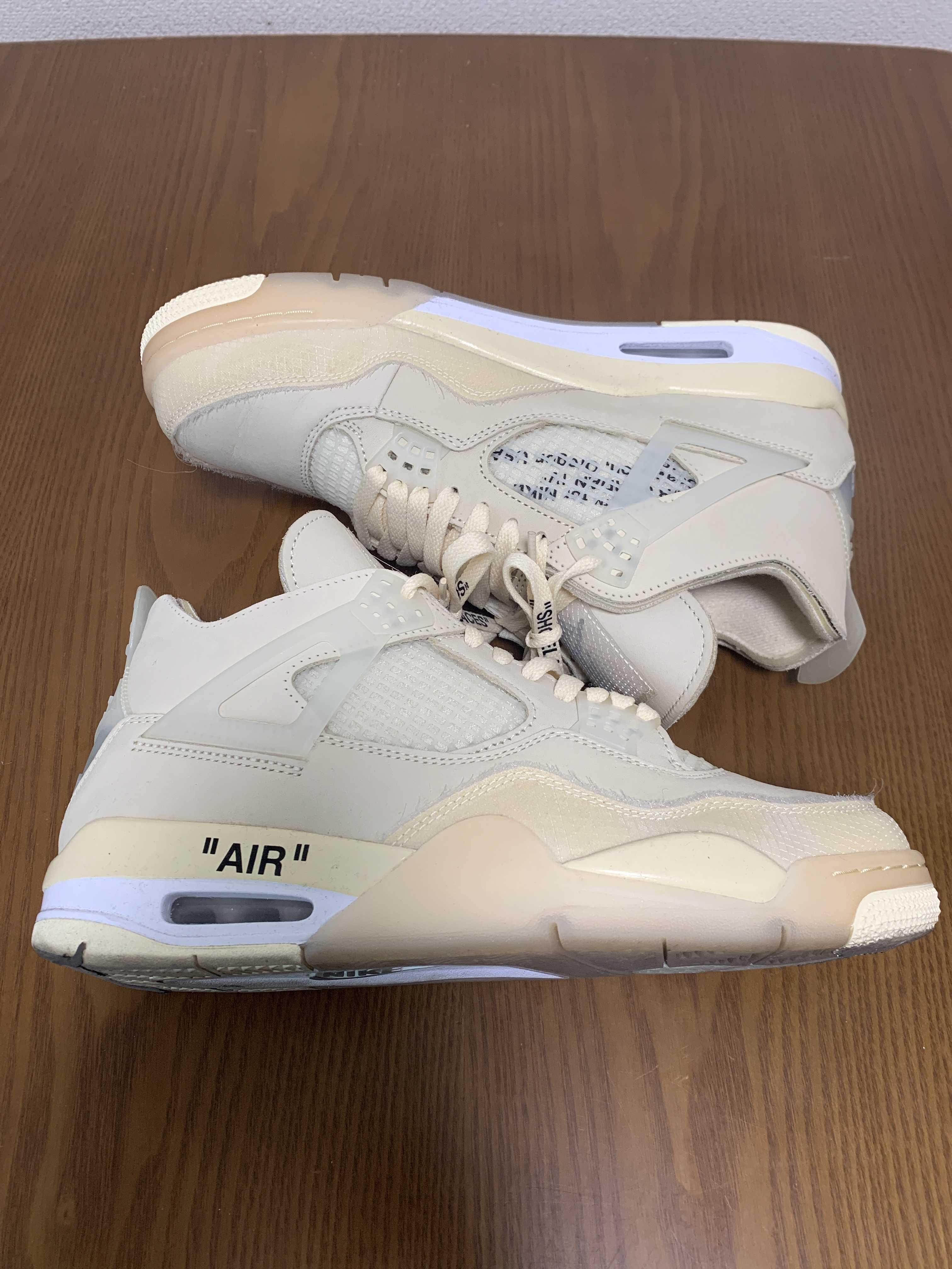 Off-White × Nike Women's Air Jordan 4 SP "Sail"