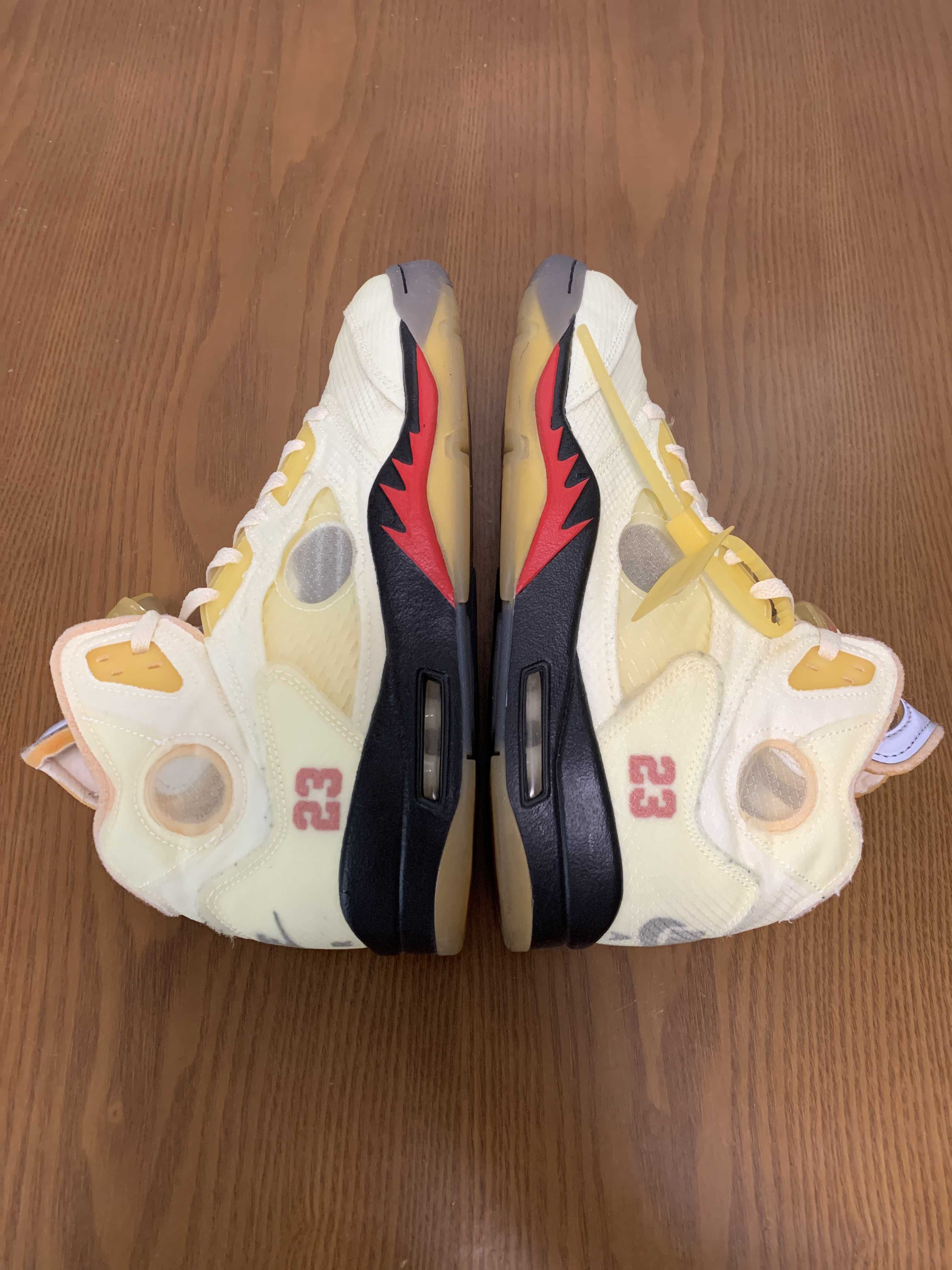 Off-White × Nike Air Jordan 5 "Sail"