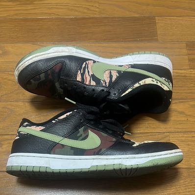 NIKE DUNK LOW SE "BLACK MULTI CAMO"