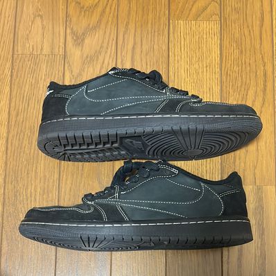 Travis Scott × Nike Air Jordan 1 Low OG SP "Black Phantom"