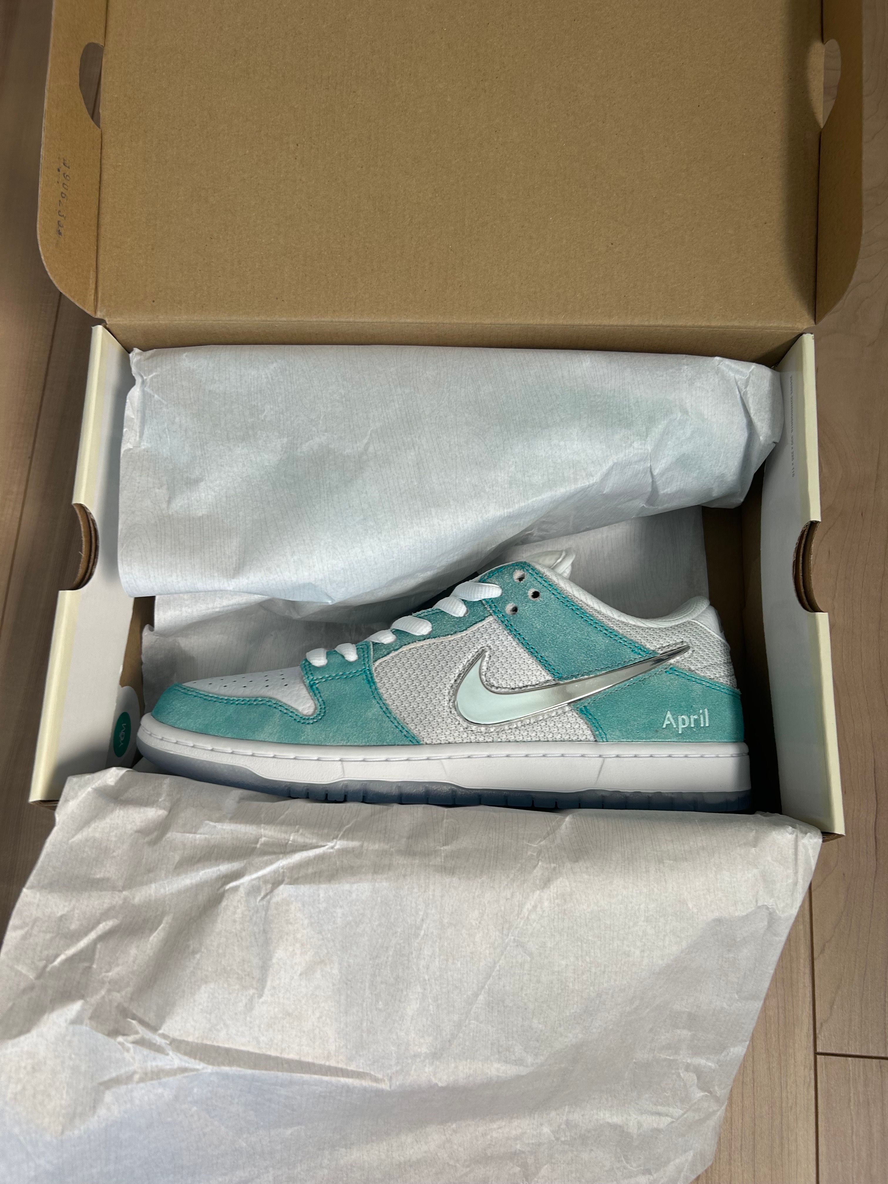 APRIL SKATEBOARDS × Nike SB Dunk Low Pro QS "White and Multi-Color"