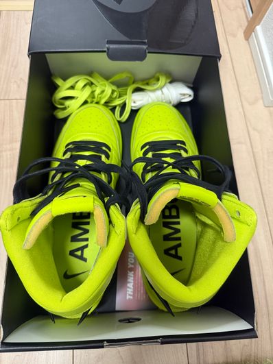 AMBUSH × NIKE DUNK HIGH "FLASH LIME"