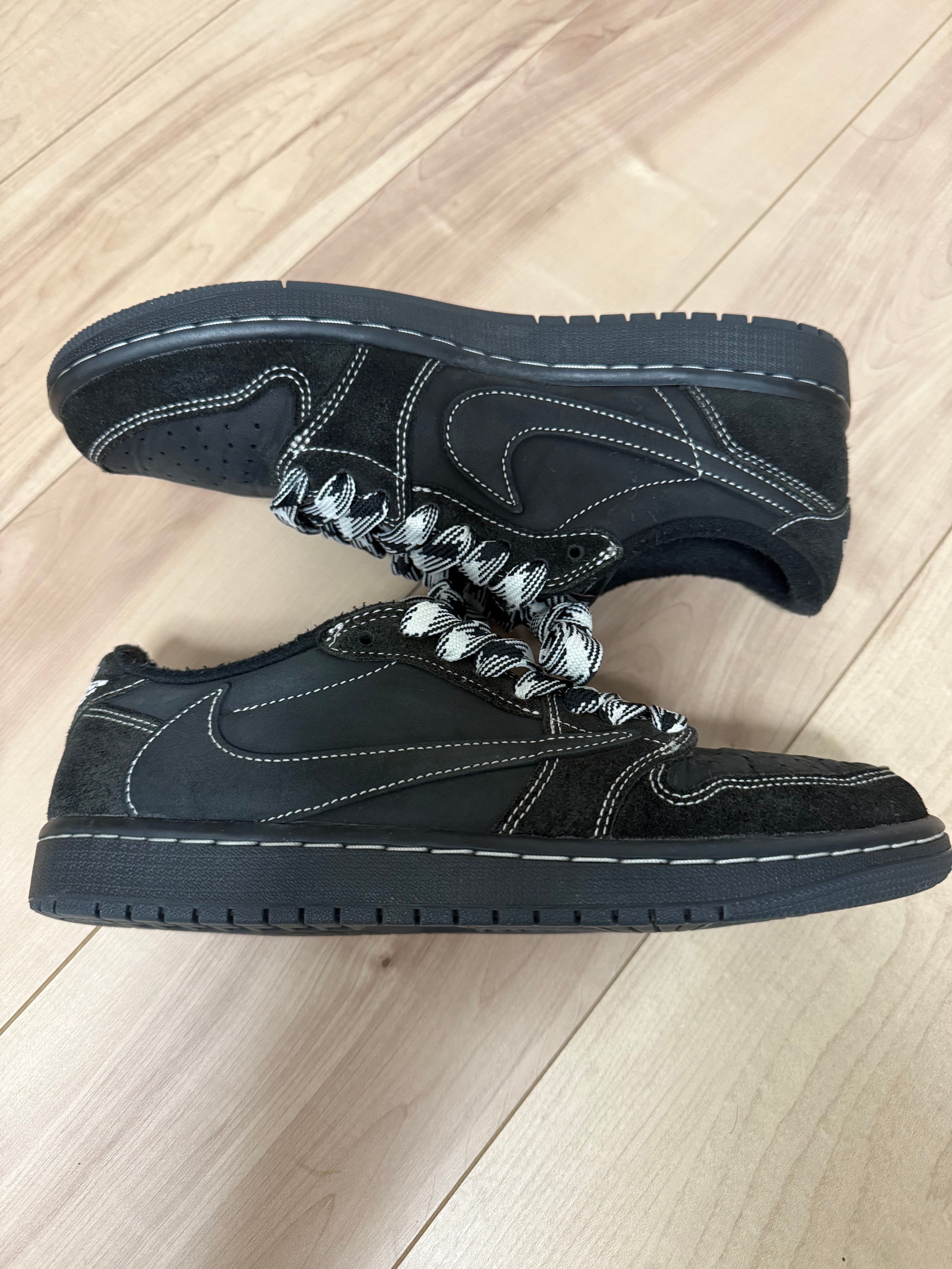 Travis Scott × Nike Air Jordan 1 Low OG SP "Black Phantom"