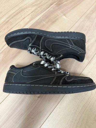 Travis Scott × Nike Air Jordan 1 Low OG SP "Black Phantom"