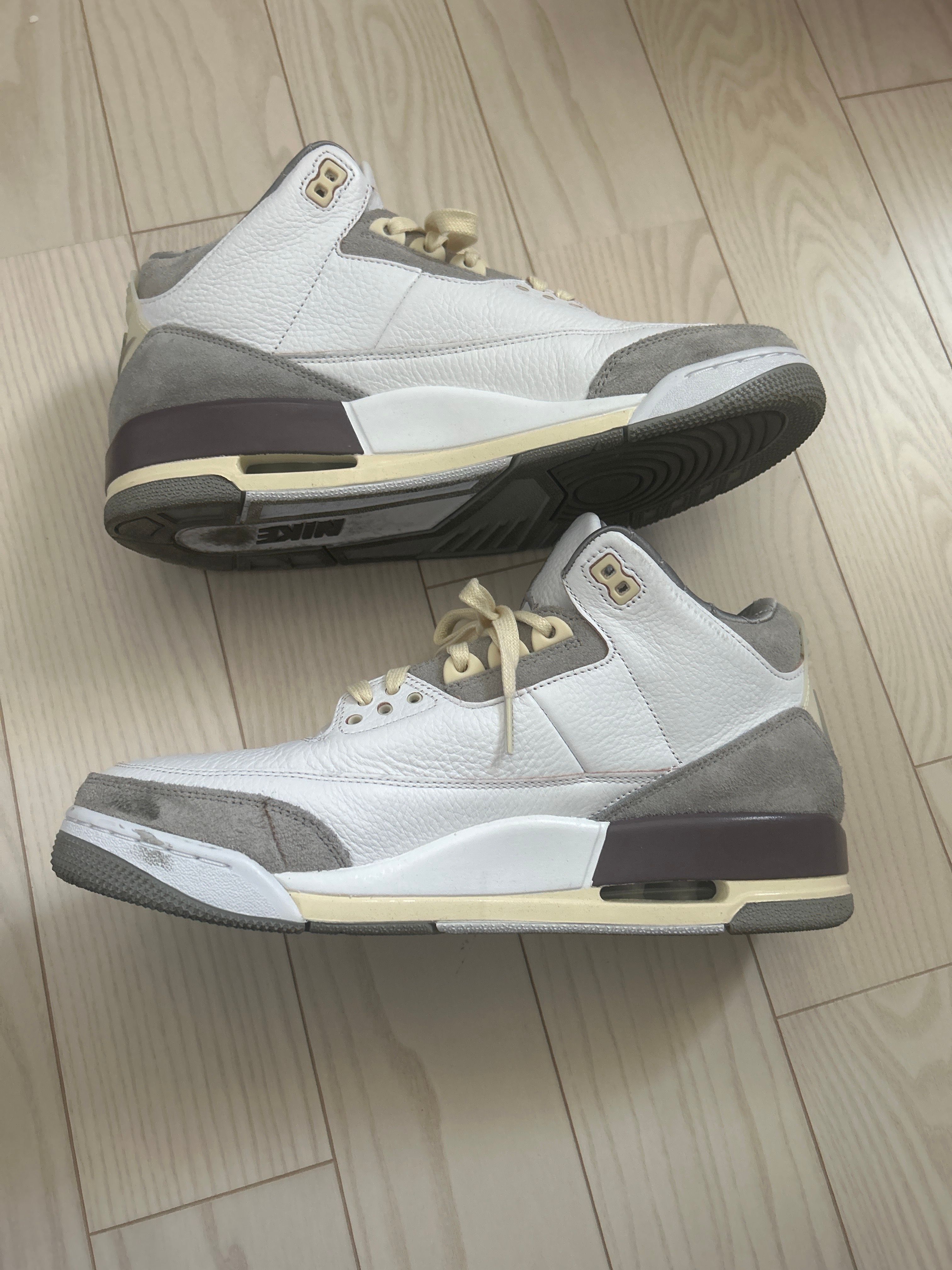 A Ma Maniere × Nike Women's Air Jordan 3 Retro SP "White/Medium Grey Violet Ore"