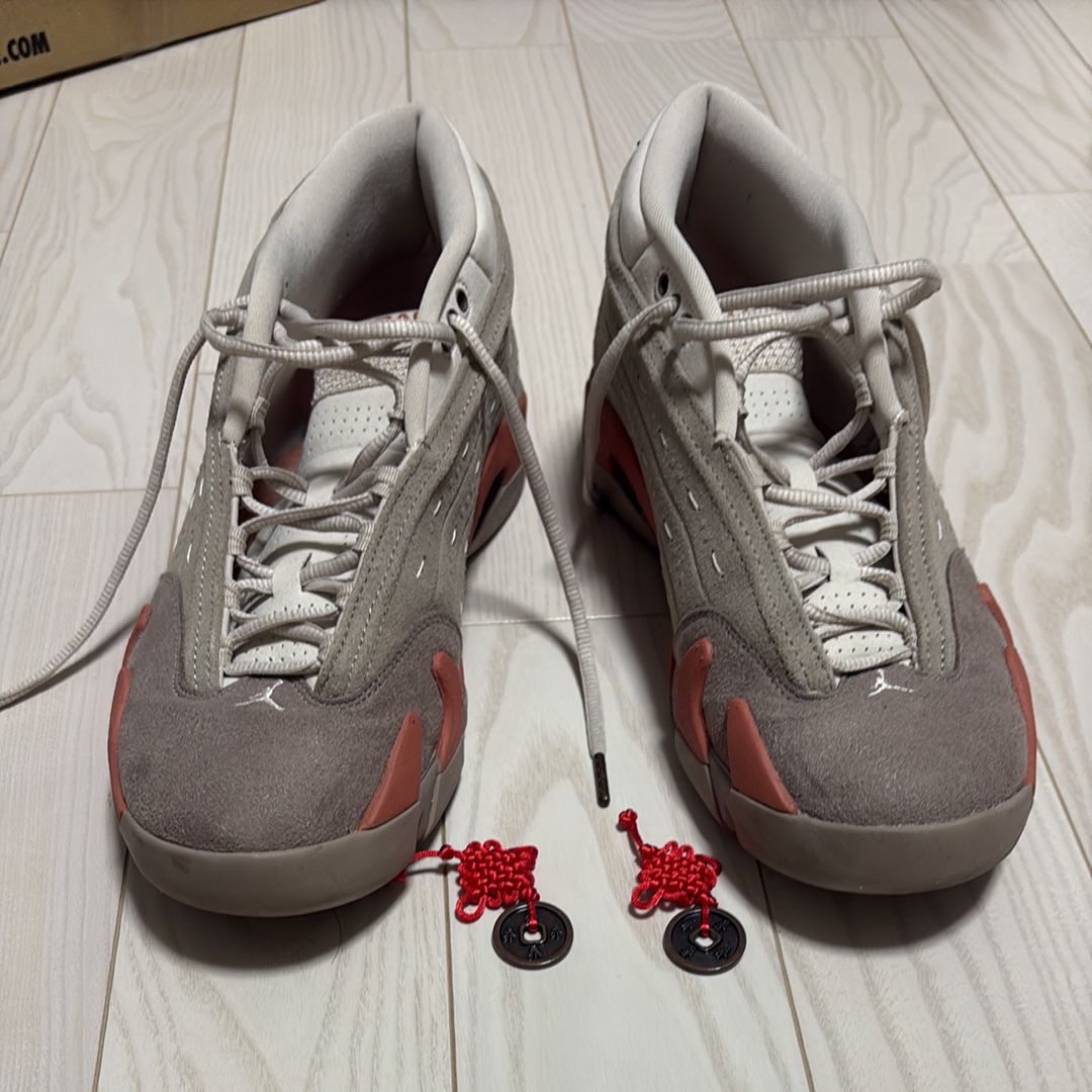 Clot × Nike Air Jordan 14 Low "Brown"