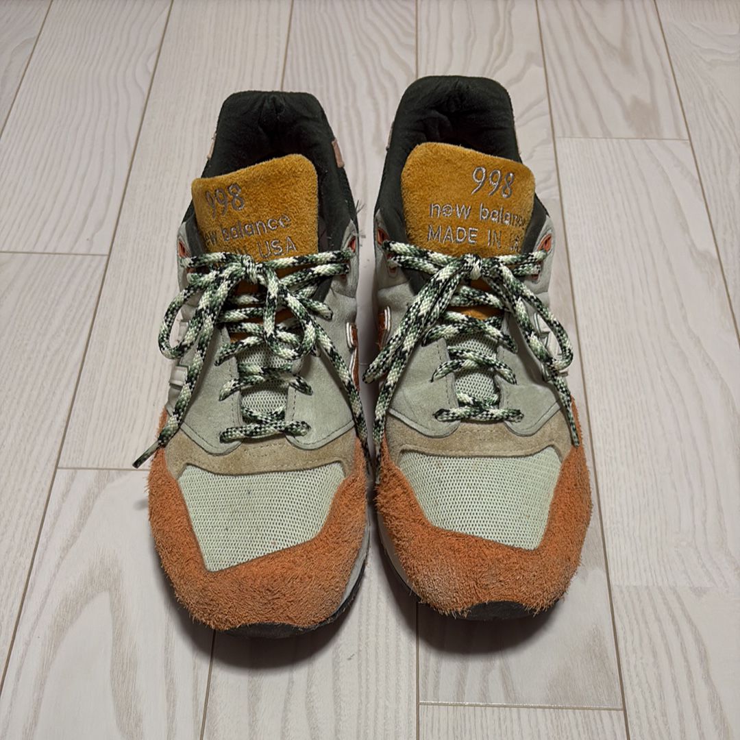 KITH Ronnie Fieg and the Frank Lloyd Wright Foundation × New Balance 998 "Aloe Wash/Apricot Buff"