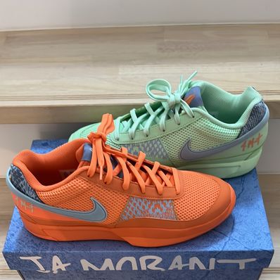 Nike Ja 1 "Bright Mandarin/Vapor Green"(FQ4796-800/FV1288-800)