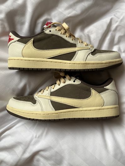 Travis Scott × Nike Air Jordan 1 Low OG SP "Reverse Mocha/Sail and Ridgerock"