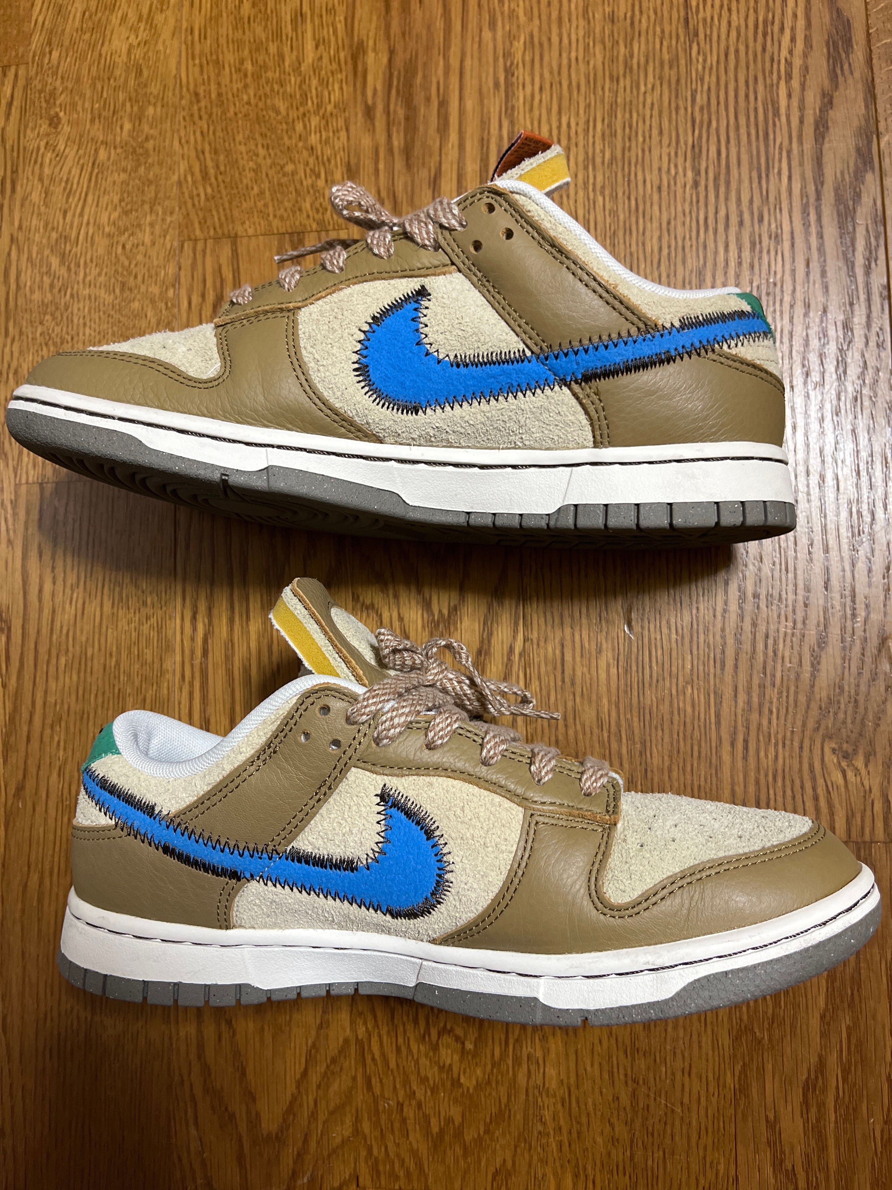 size? × Nike Dunk Low "Dark Driftwood/Photo BlueRattan"