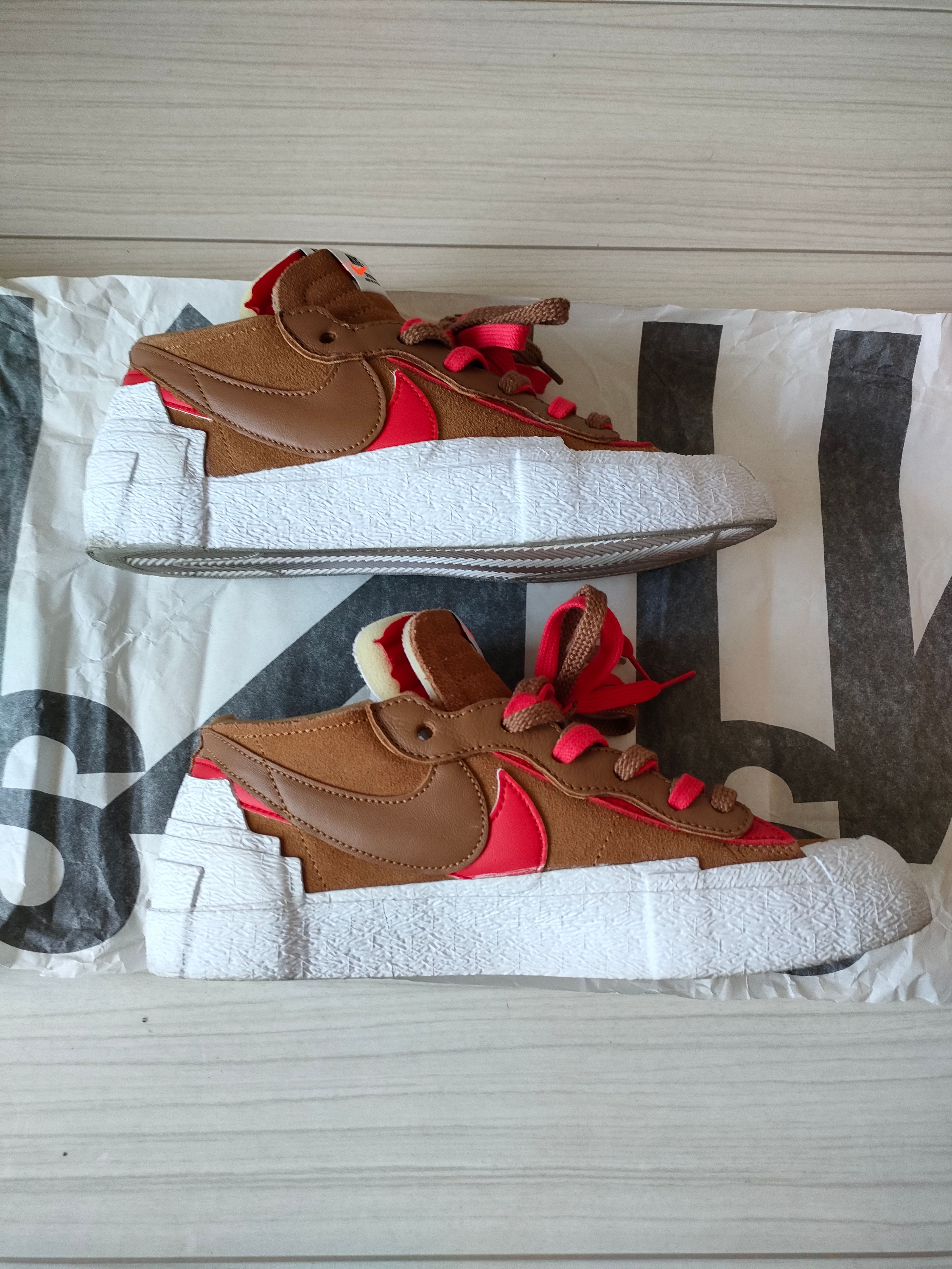 SACAI × NIKE BLAZER LOW "BRITISH TAN"