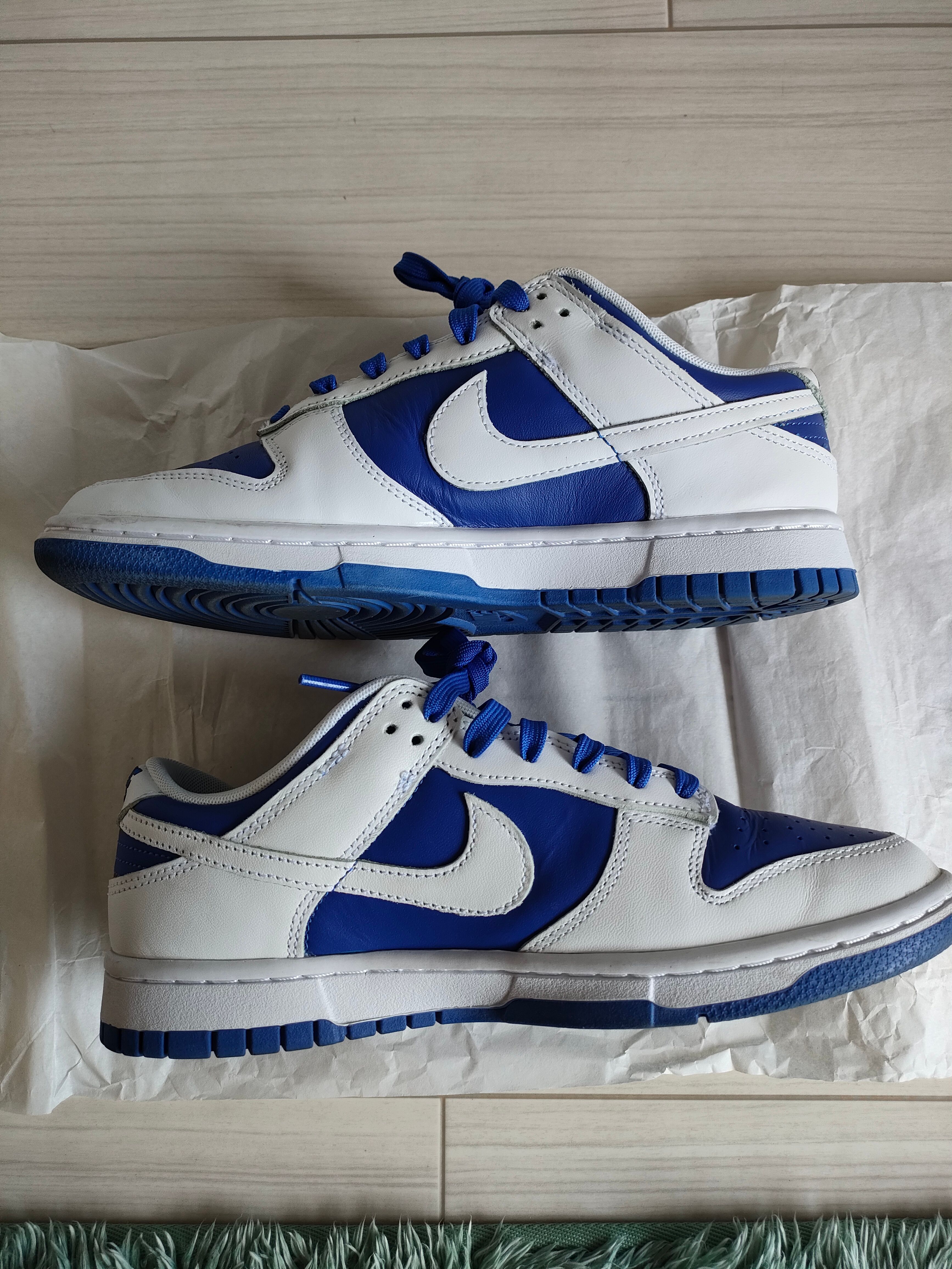Nike Dunk Low Retro "Racer Blue and White"