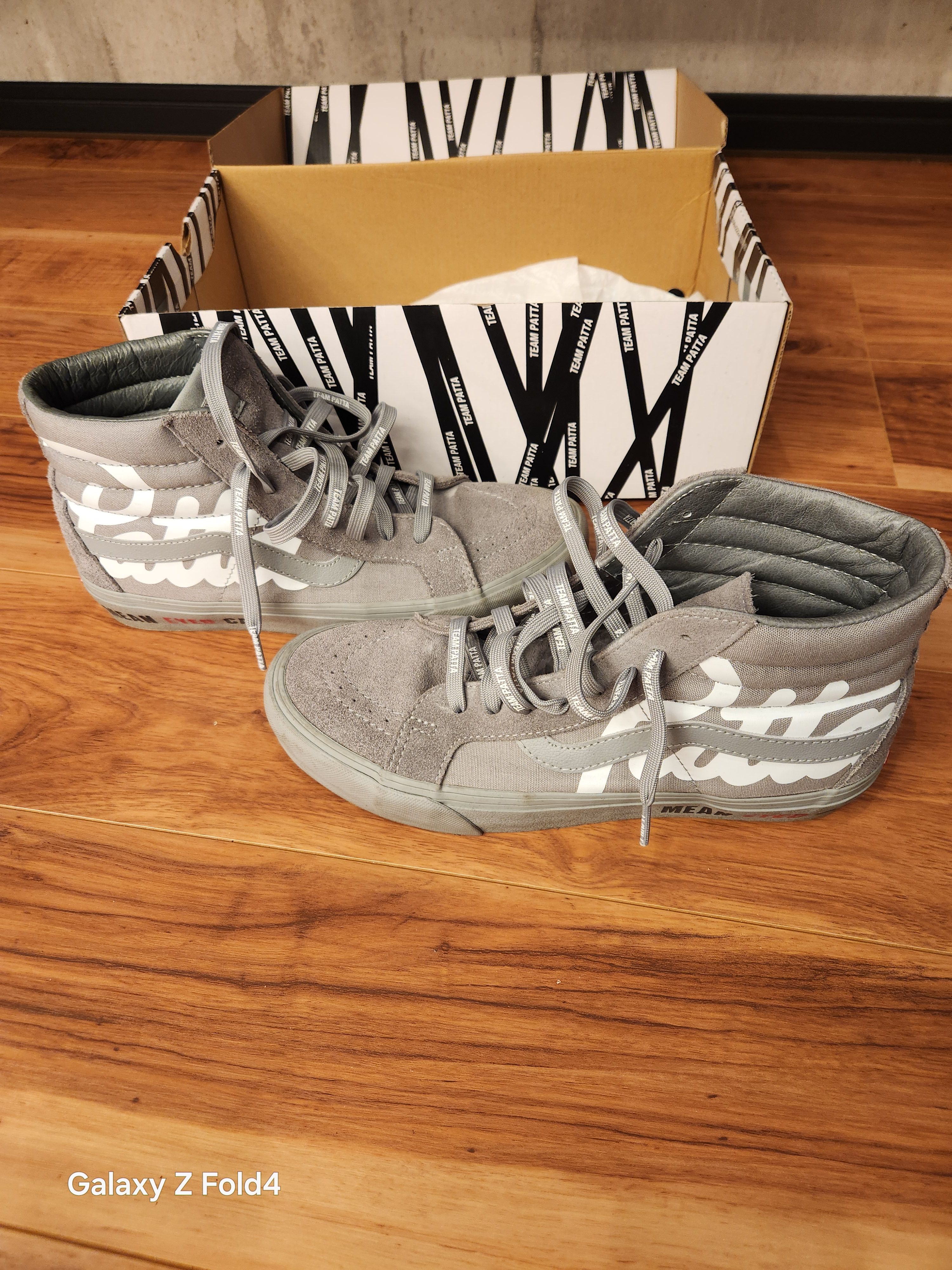 Patta × Vans Vault LX Sk8-Hi "Frost Gray"