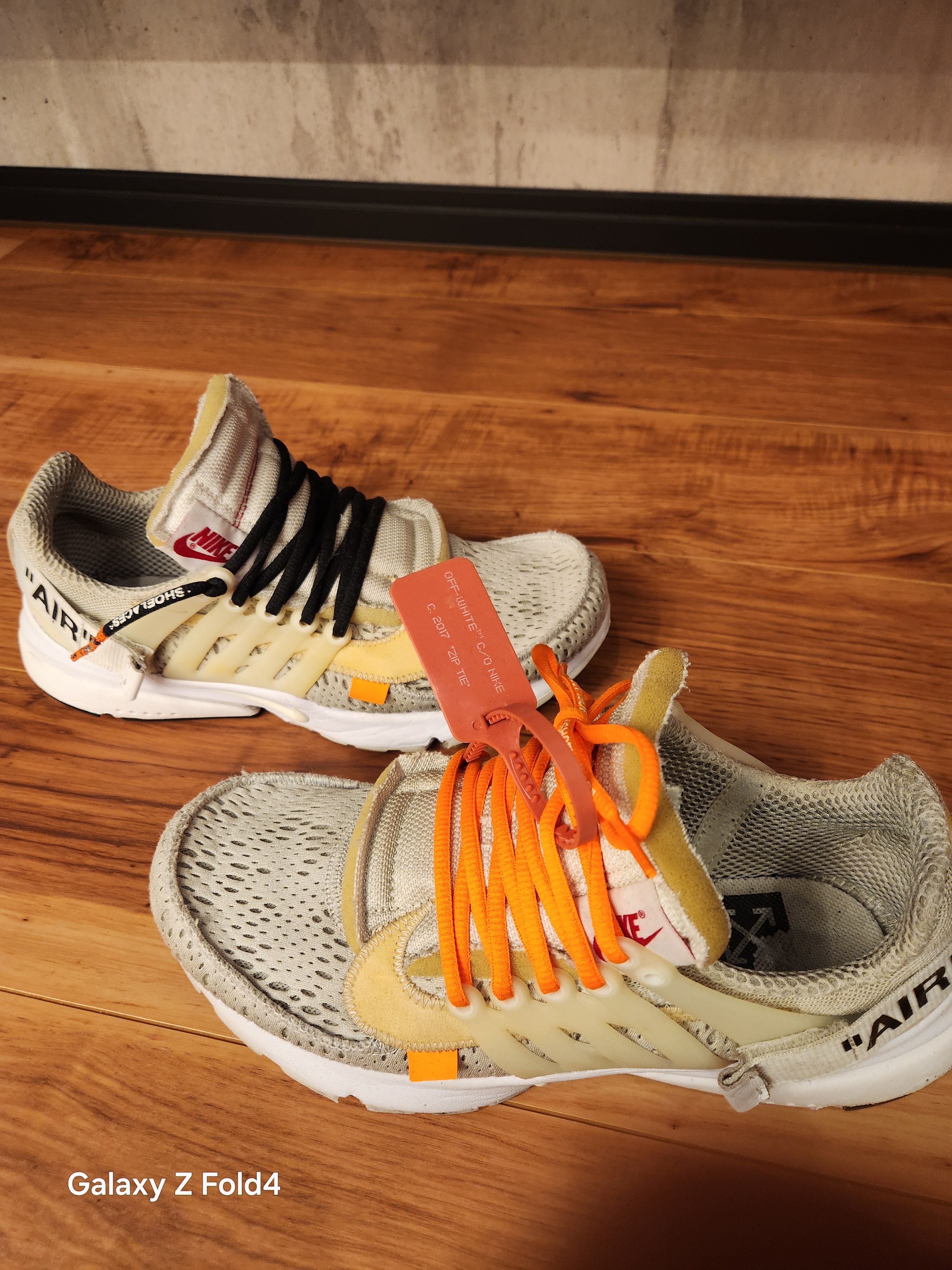 Off-White × Nike Air Presto "White/Black/Cone"