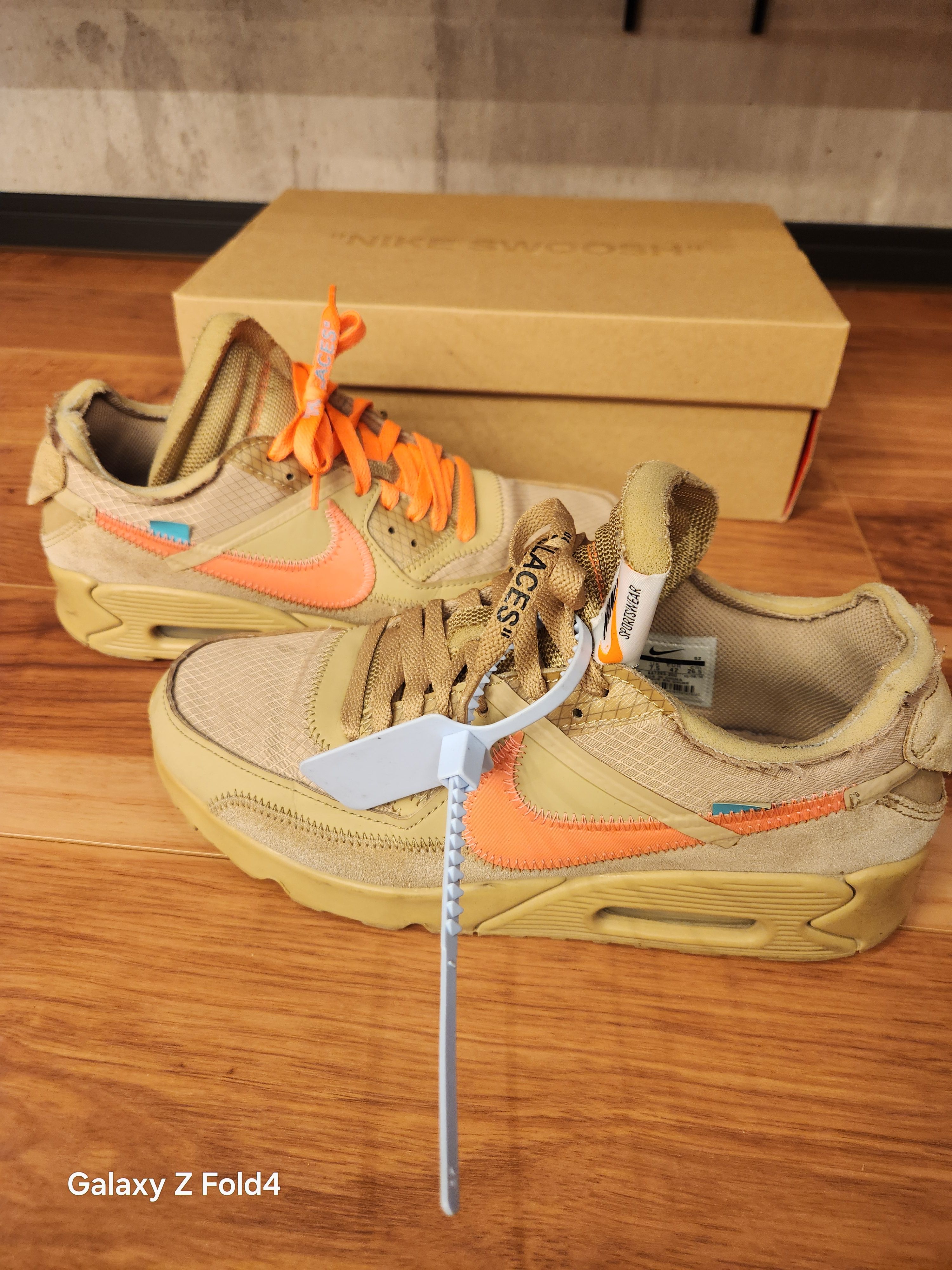 Off-White × Nike Air Max 90 "Desert Ore"