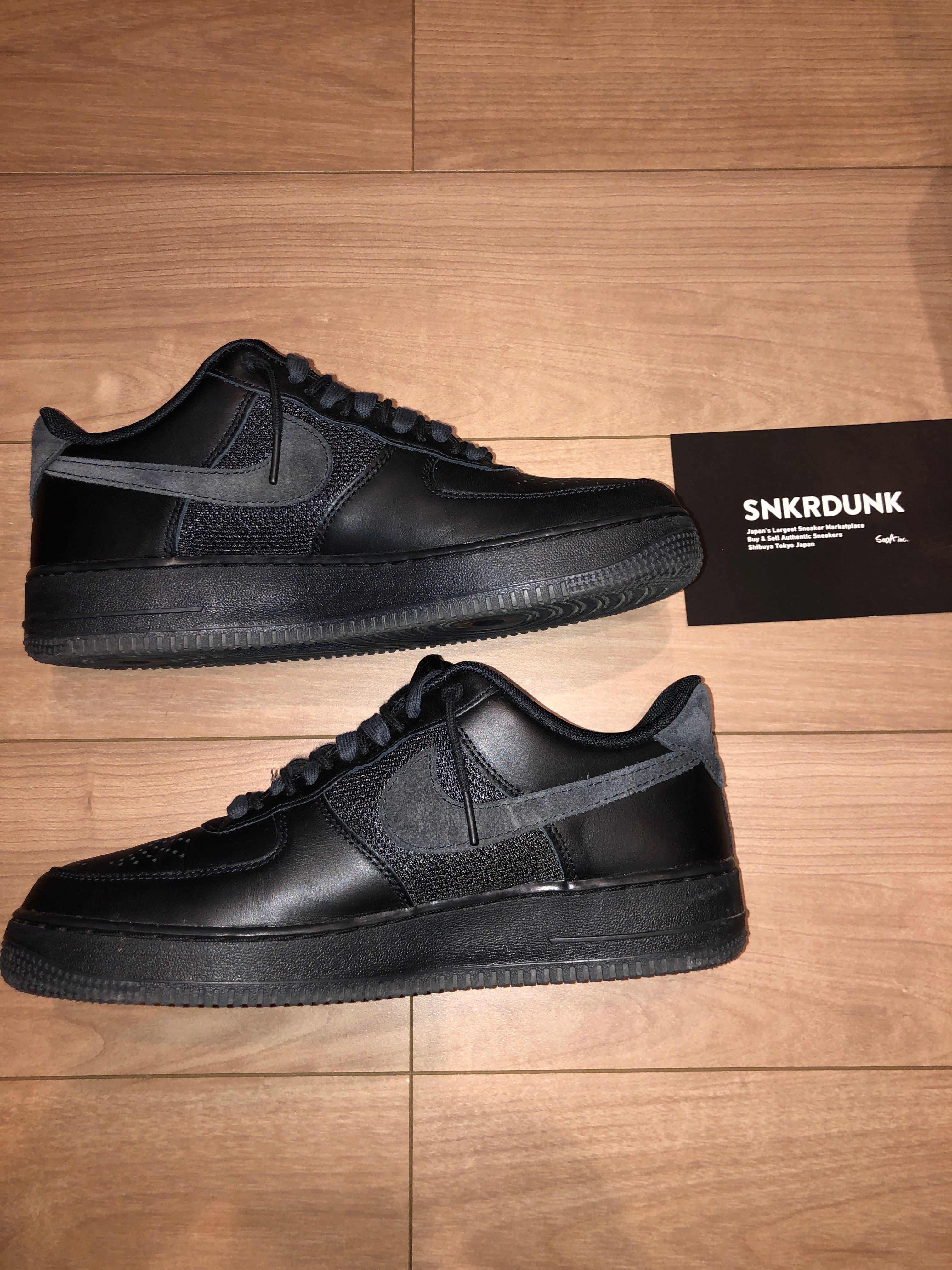 Slam Jam × Nike Air Force 1 Low "Black and Off Noir"