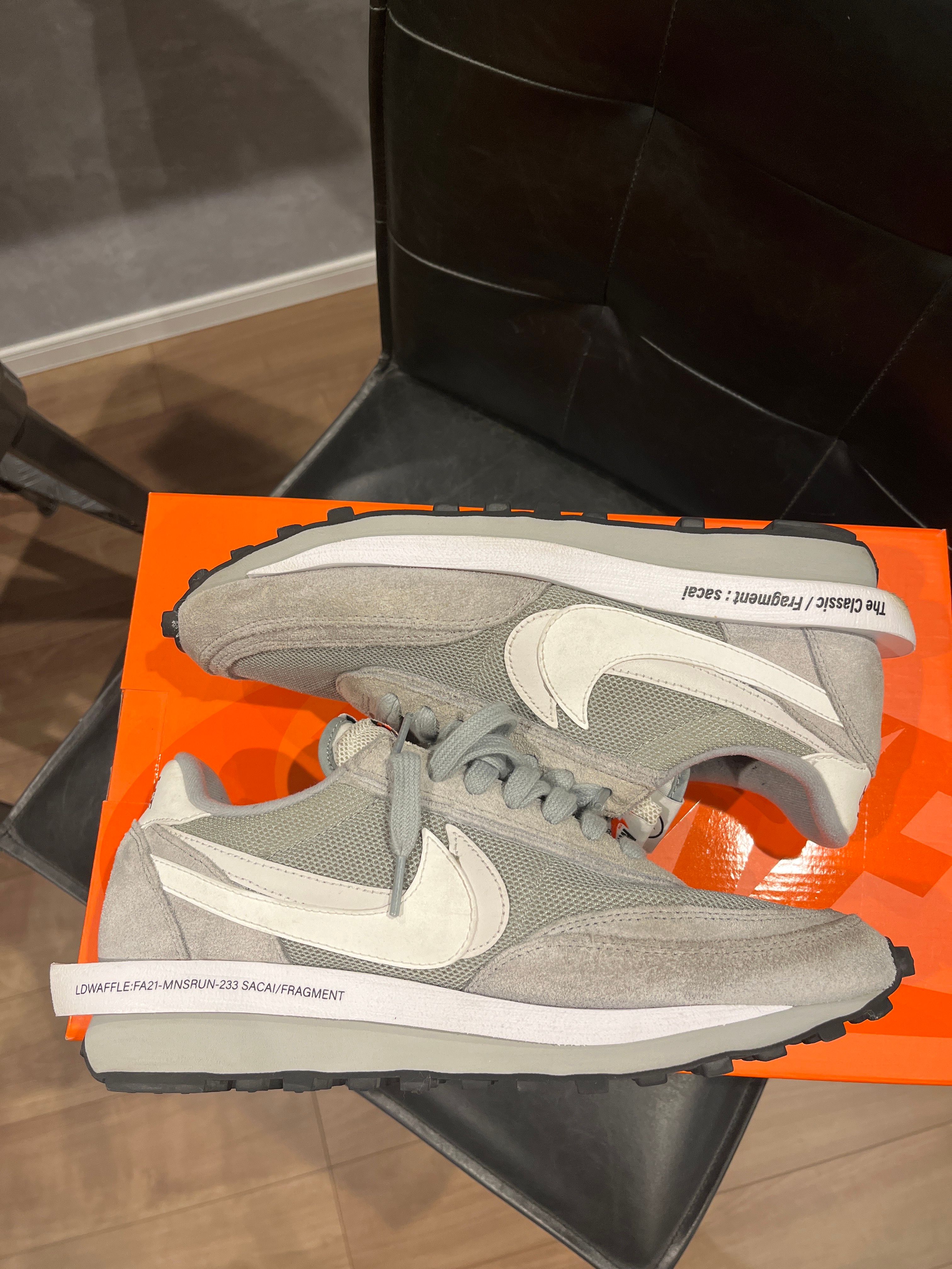 Fragment × sacai × Nike LD Waffle "Light Smoke Grey"