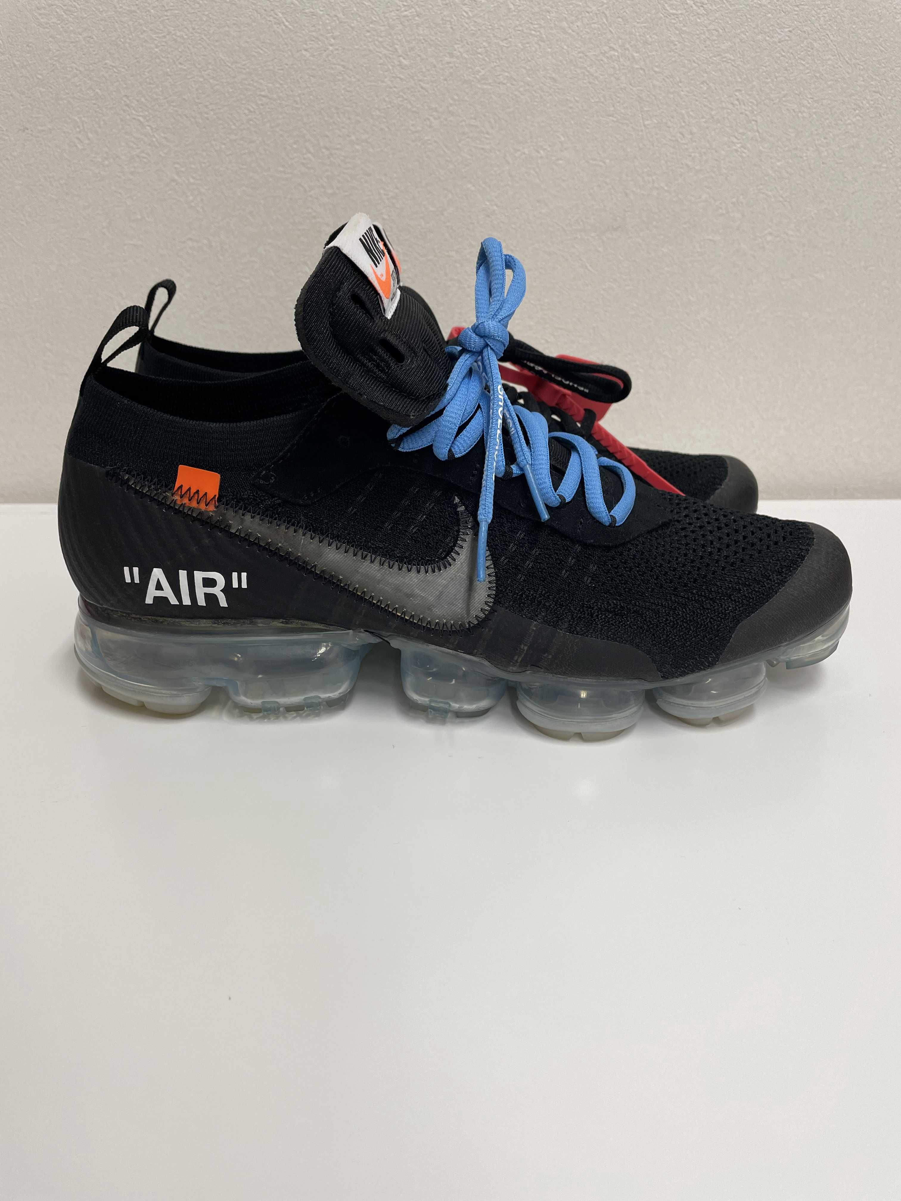 Off-White × Nike Air Vapormax "Black/Total Orange/Clear"