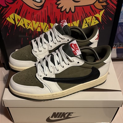 Travis Scott × Nike Air Jordan 1 Low OG SP "Reverse Olive"