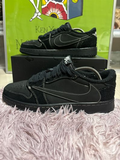 Travis Scott × Nike Air Jordan 1 Low OG SP "Black Phantom"