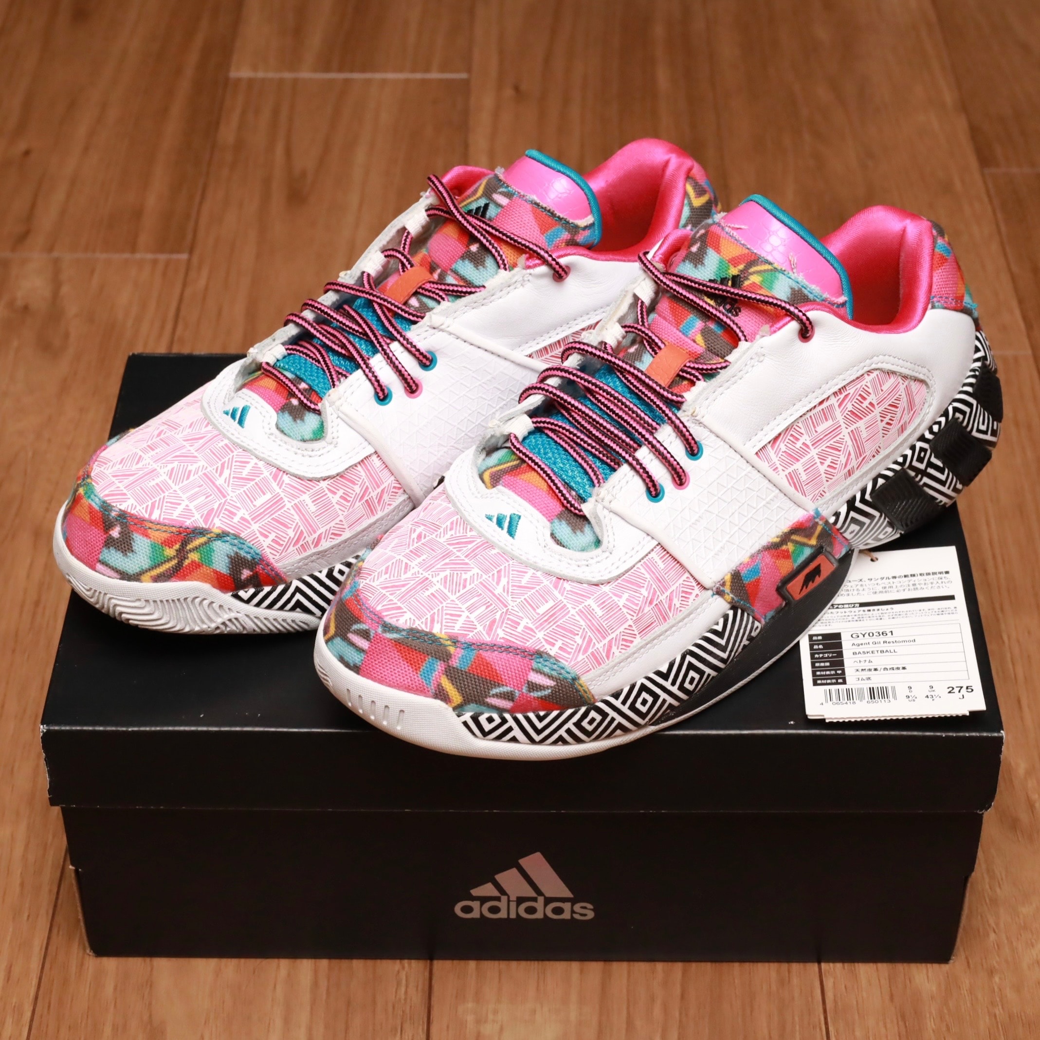 adidas Agent Gil Restomod "Footwear White/Core Black/Bloom"