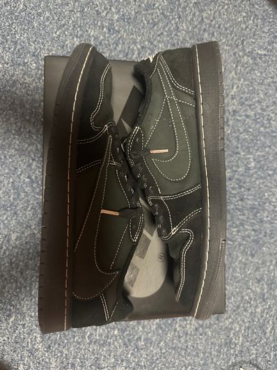 Travis Scott × Nike Air Jordan 1 Low OG SP "Black Phantom"