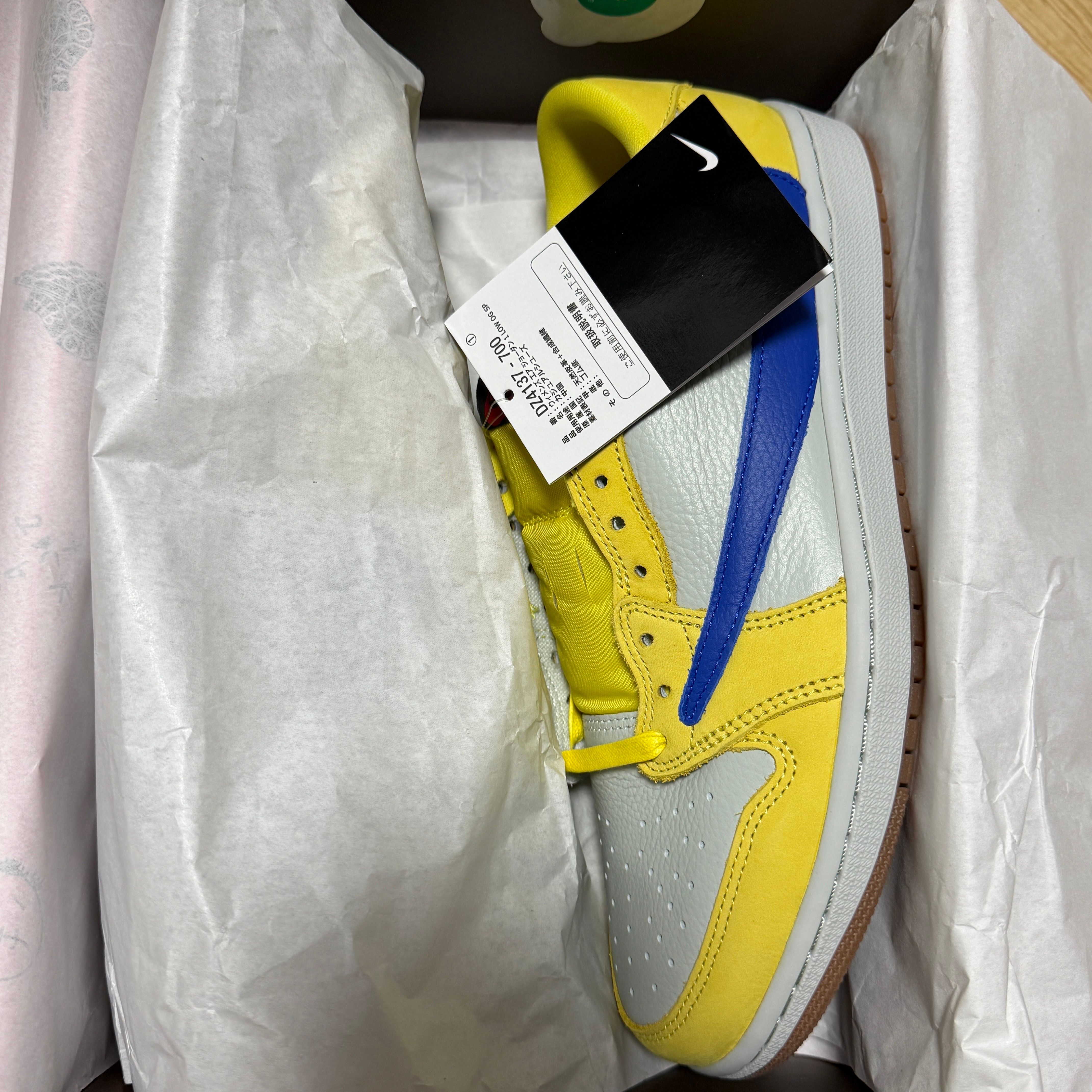 Travis Scott × Nike Women's Air Jordan 1 Retro Low OG "Canary"