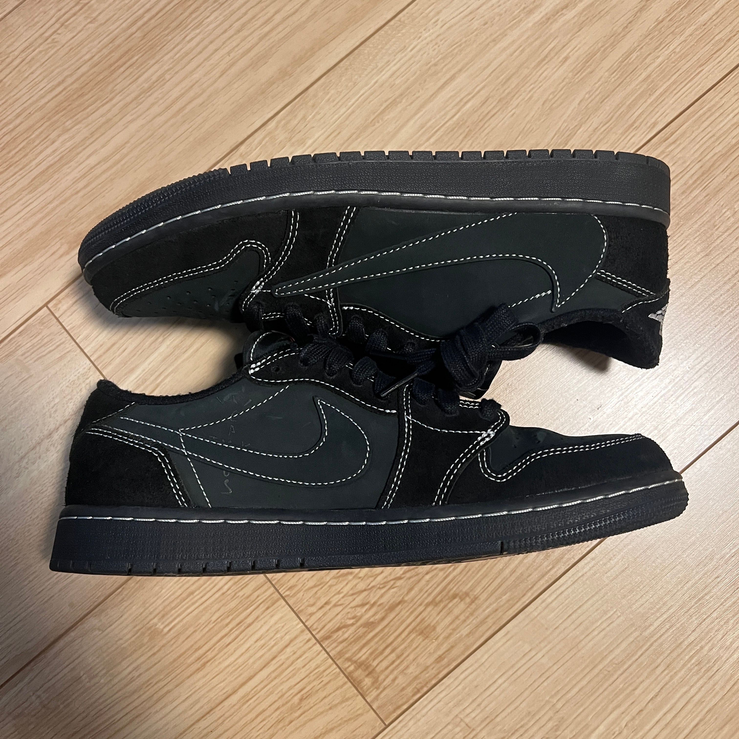 Travis Scott × Nike Air Jordan 1 Low OG SP "Black Phantom"