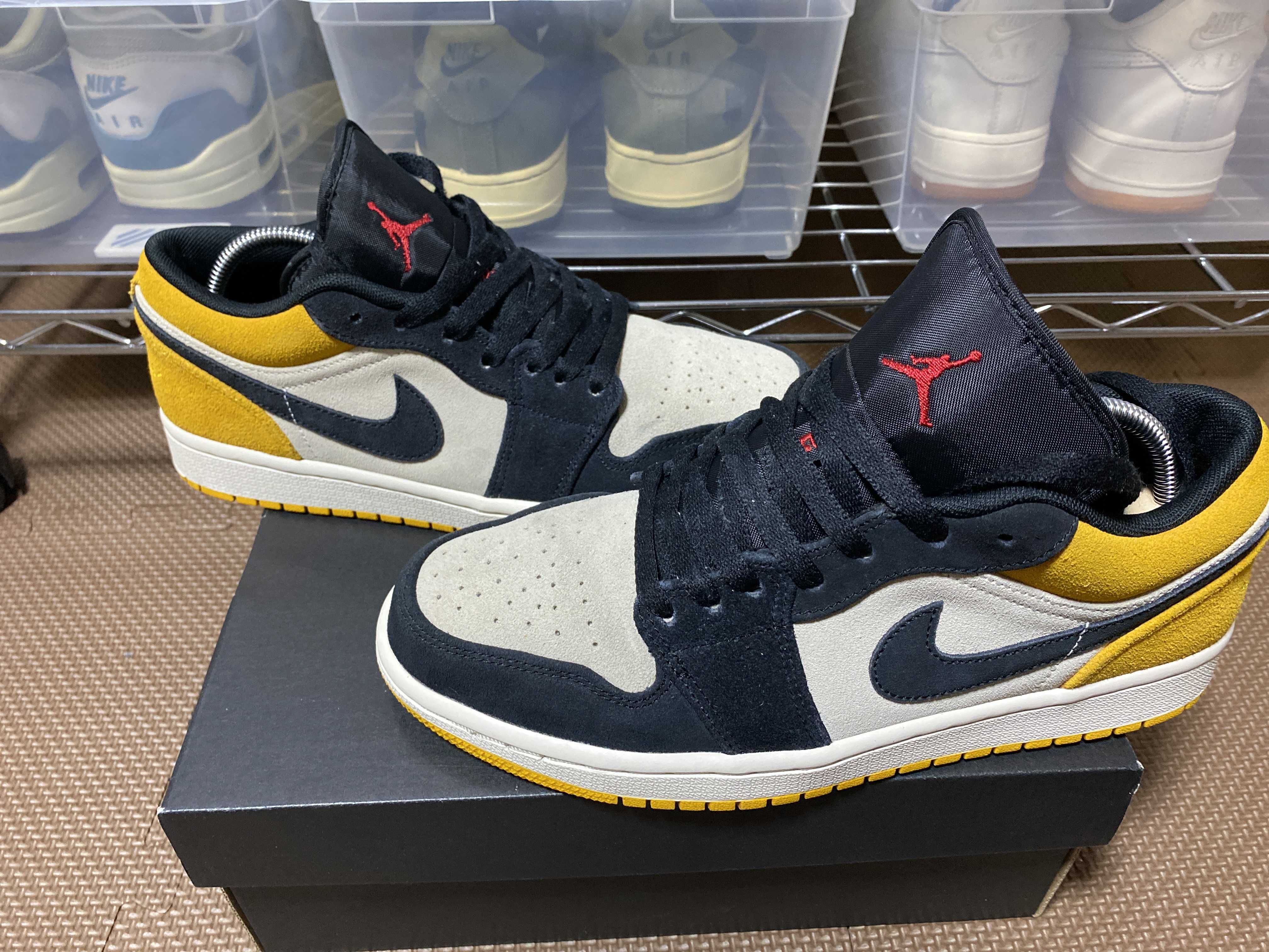 Nike Air Jordan 1 Low "Sail University Gold Black"