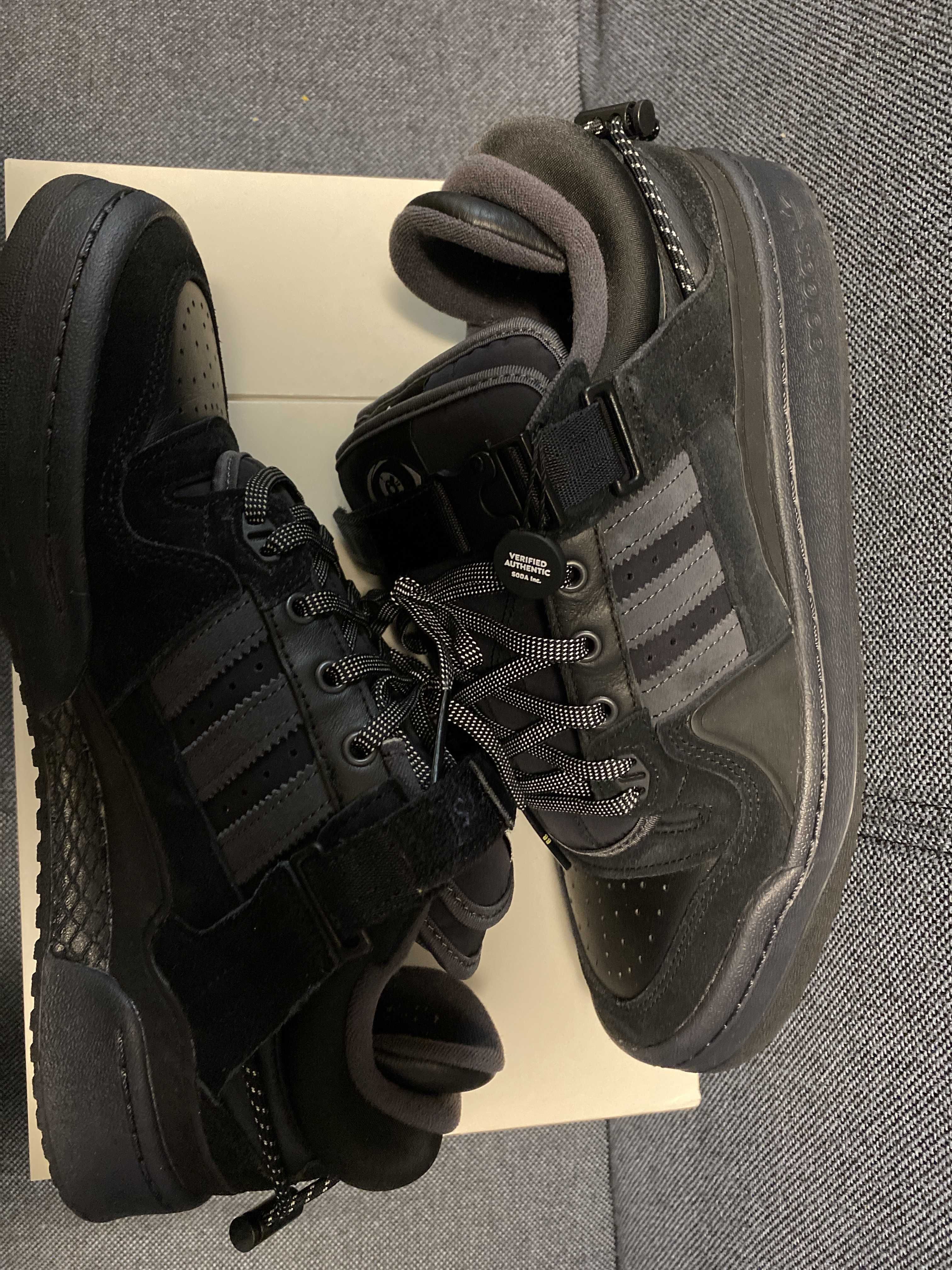 Bad Bunny × adidas Forum 84 Low "Core Black"
