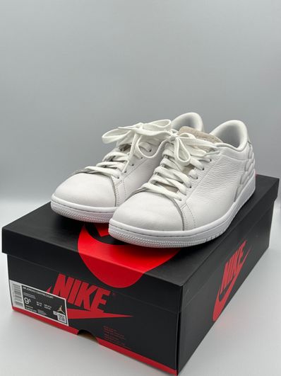 Nike Air Jordan 1 Low Centre Court "White On White"
