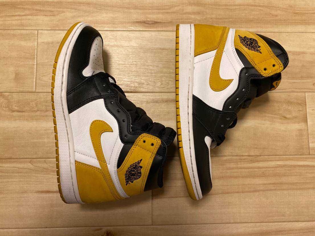 Nike Air Jordan 1 Retro High OG "Black Toe/Yellow Ochre"