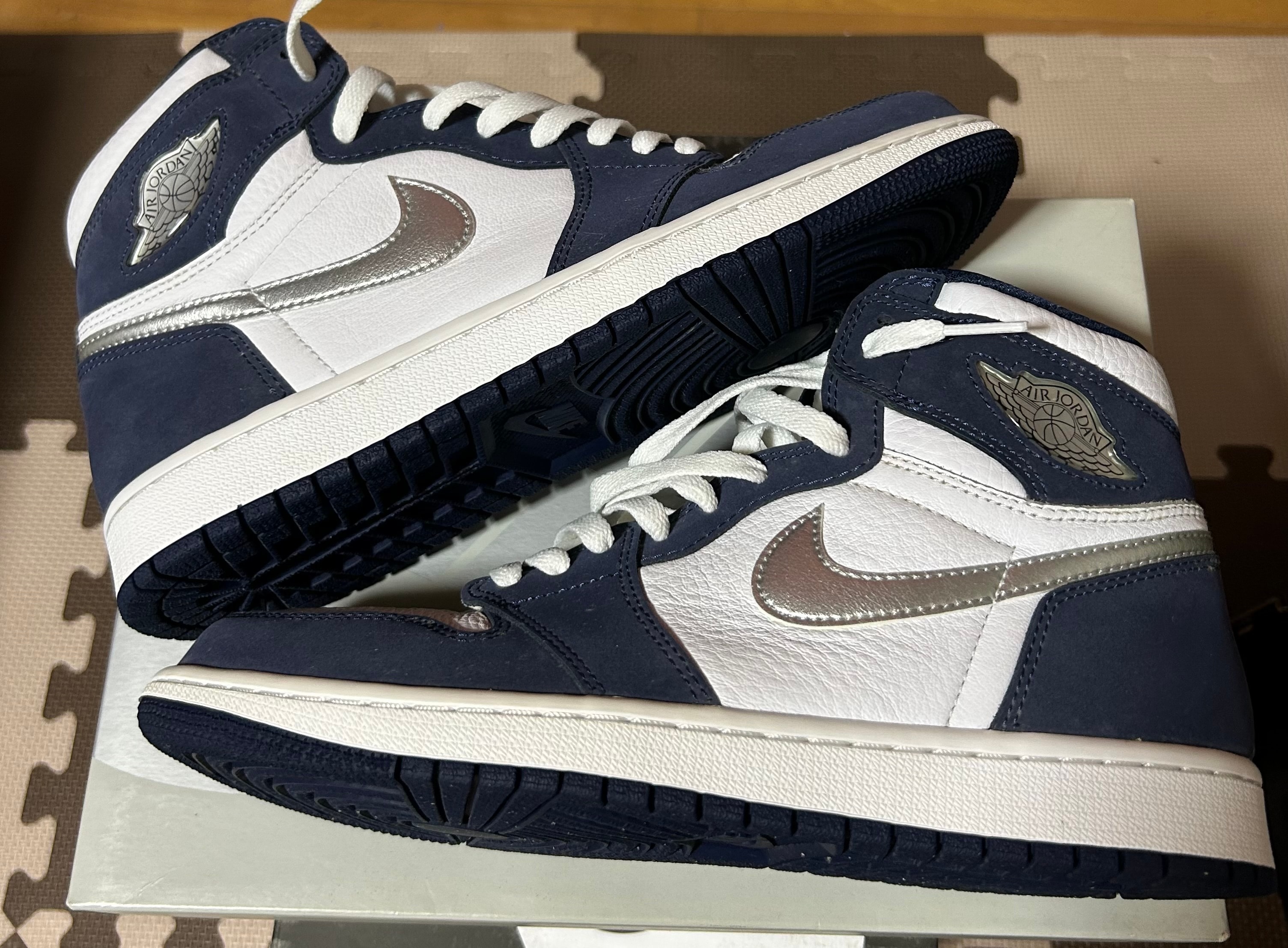 Nike Air Jordan 1 High OG CO.JP "White/Midnight Navy" (2020)(ブリーフケースなし)