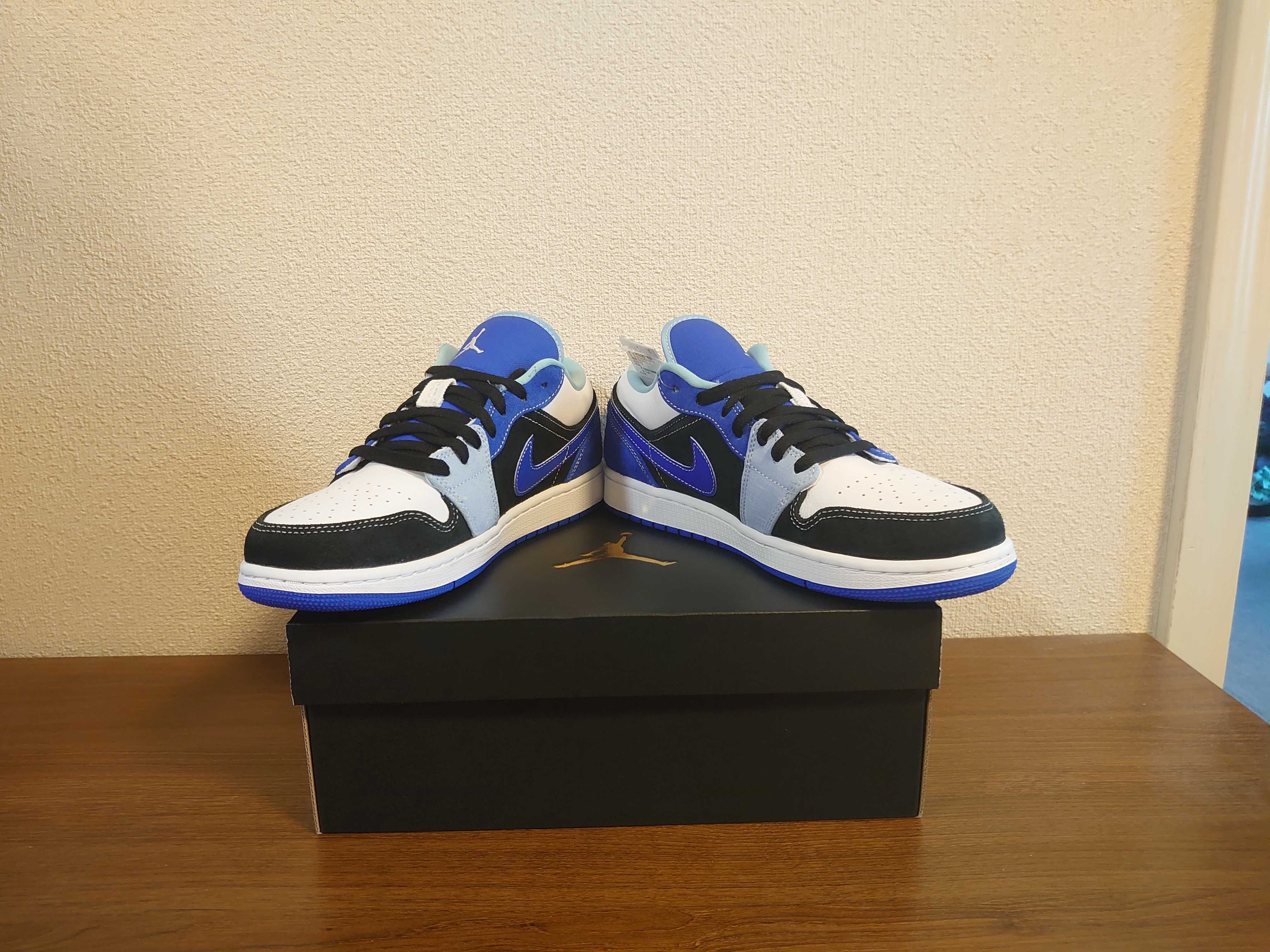 Nike Air Jordan 1 Low "White/Black/Blue"