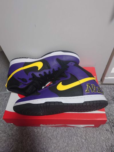 Nike Dunk High EMB "Lakers"