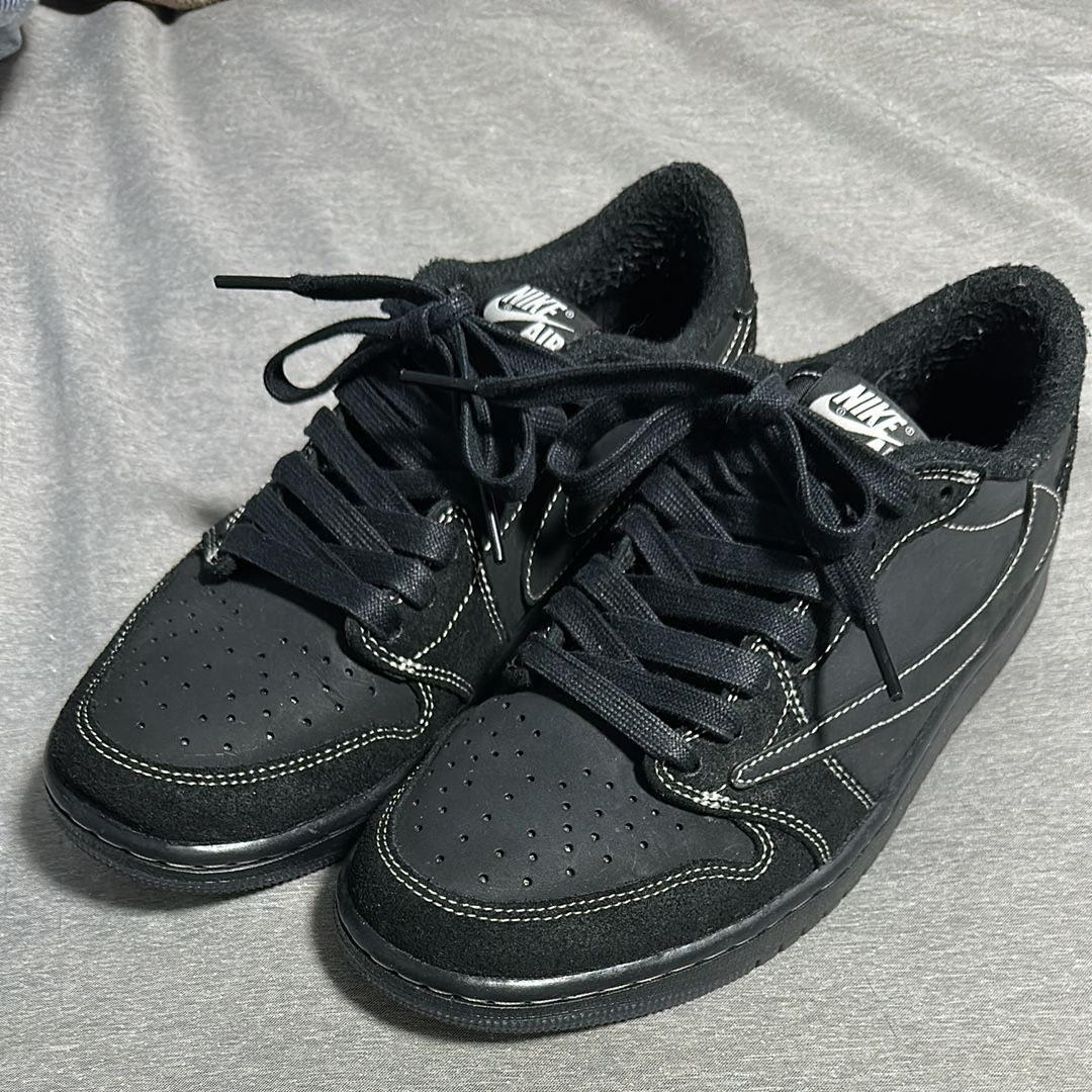 Travis Scott × Nike Air Jordan 1 Low OG SP "Black Phantom"