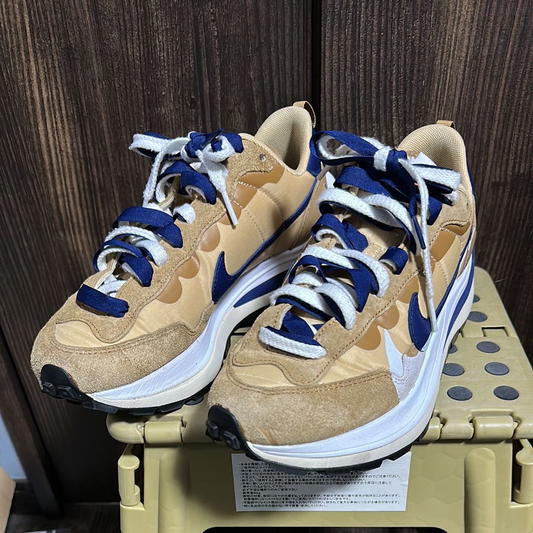 Sacai × Nike Vapor Waffle "Sesame And Blue Void"