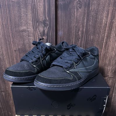 Travis Scott × Nike Air Jordan 1 Low OG SP "Black Phantom"