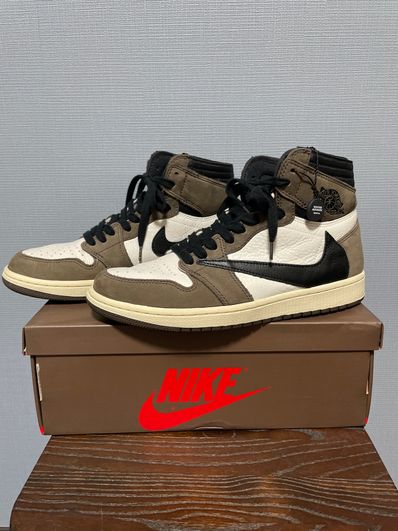 Travis Scott × Nike Air Jordan 1 Retro High OG TS SP "Sail/Dark Mocha"