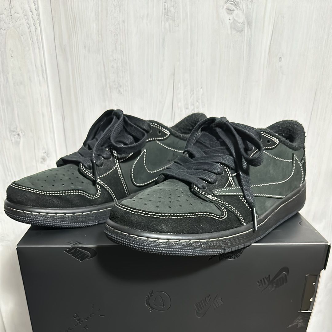 Travis Scott × Nike Air Jordan 1 Low OG SP "Black Phantom"