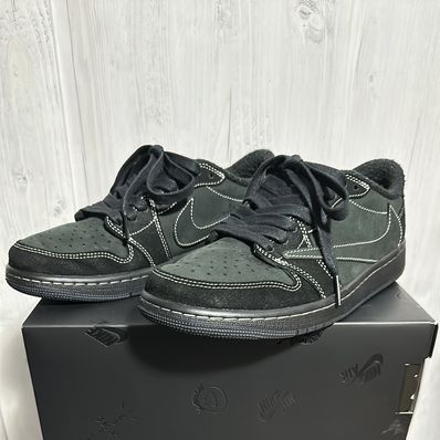 Travis Scott × Nike Air Jordan 1 Low OG SP "Black Phantom"