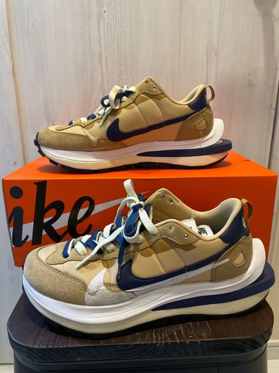 Sacai × Nike Vapor Waffle "Sesame And Blue Void"