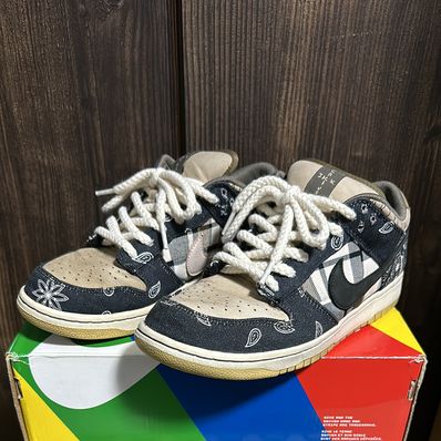 Travis Scott × Nike SB Dunk Low "Black/Parachute Beige"