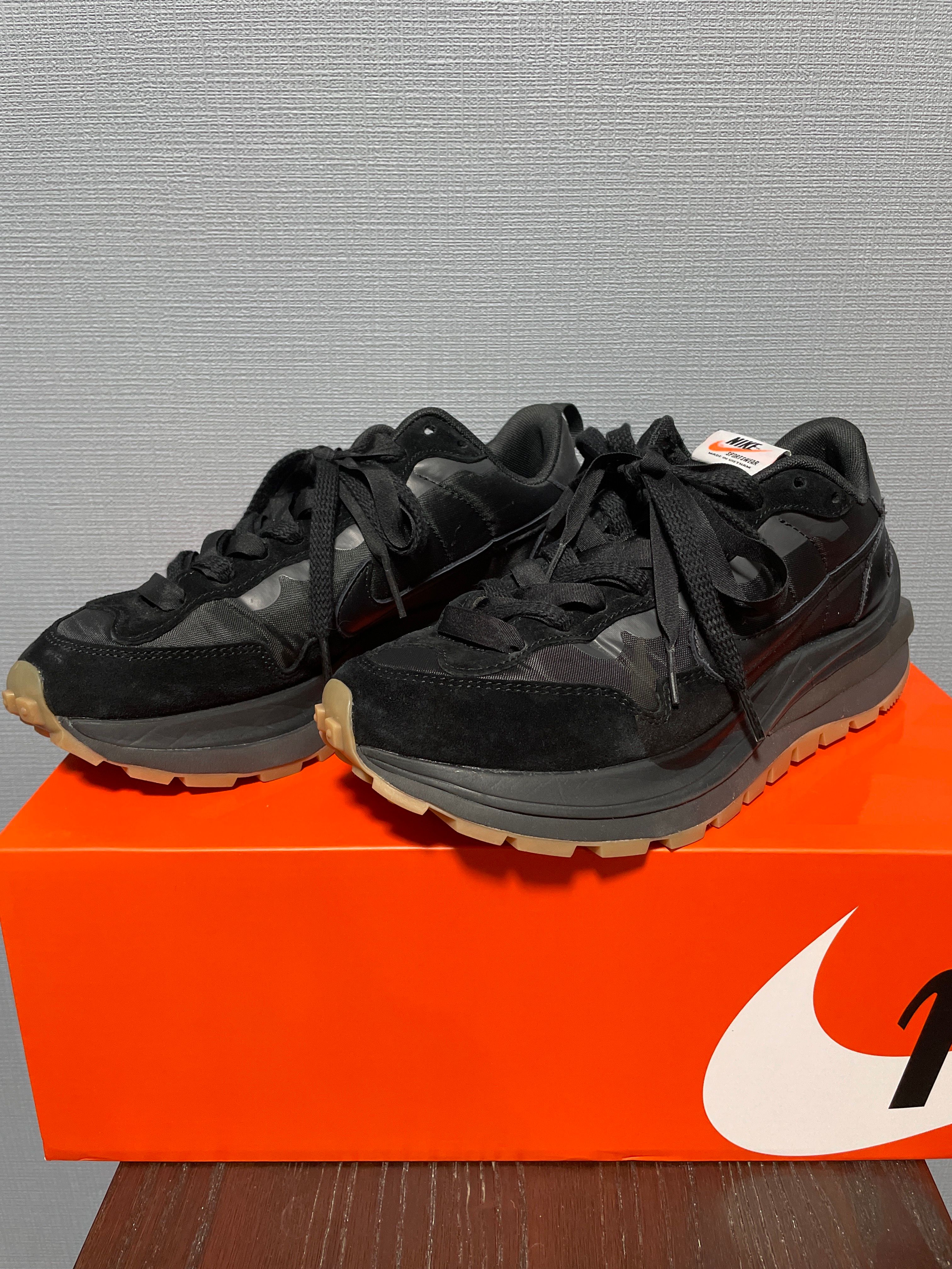 sacai × Nike VaporWaffle "Black Gum"