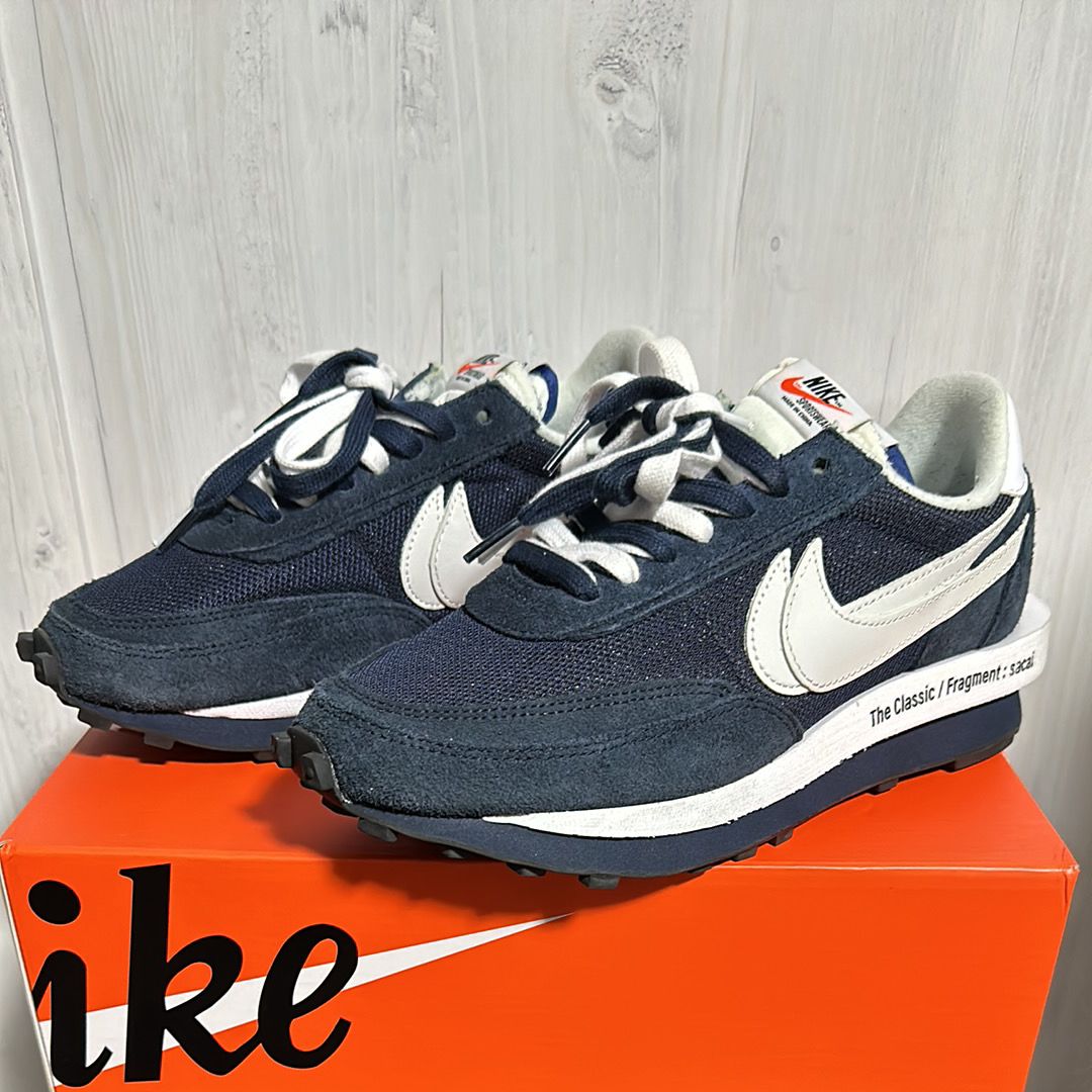 Fragment × sacai × Nike LD Waffle "Blackended Blue"