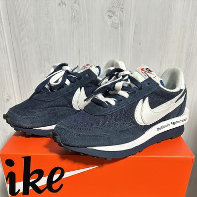 Fragment × sacai × Nike LD Waffle "Blackended Blue"