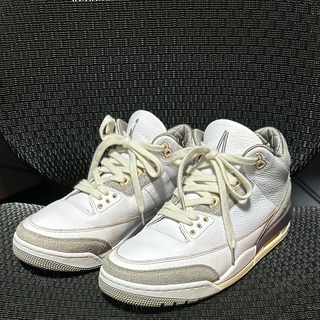 A Ma Maniere × Nike Women's Air Jordan 3 Retro SP "White/Medium Grey Violet Ore"